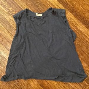 Synergy Organic Navy Open Back Tank